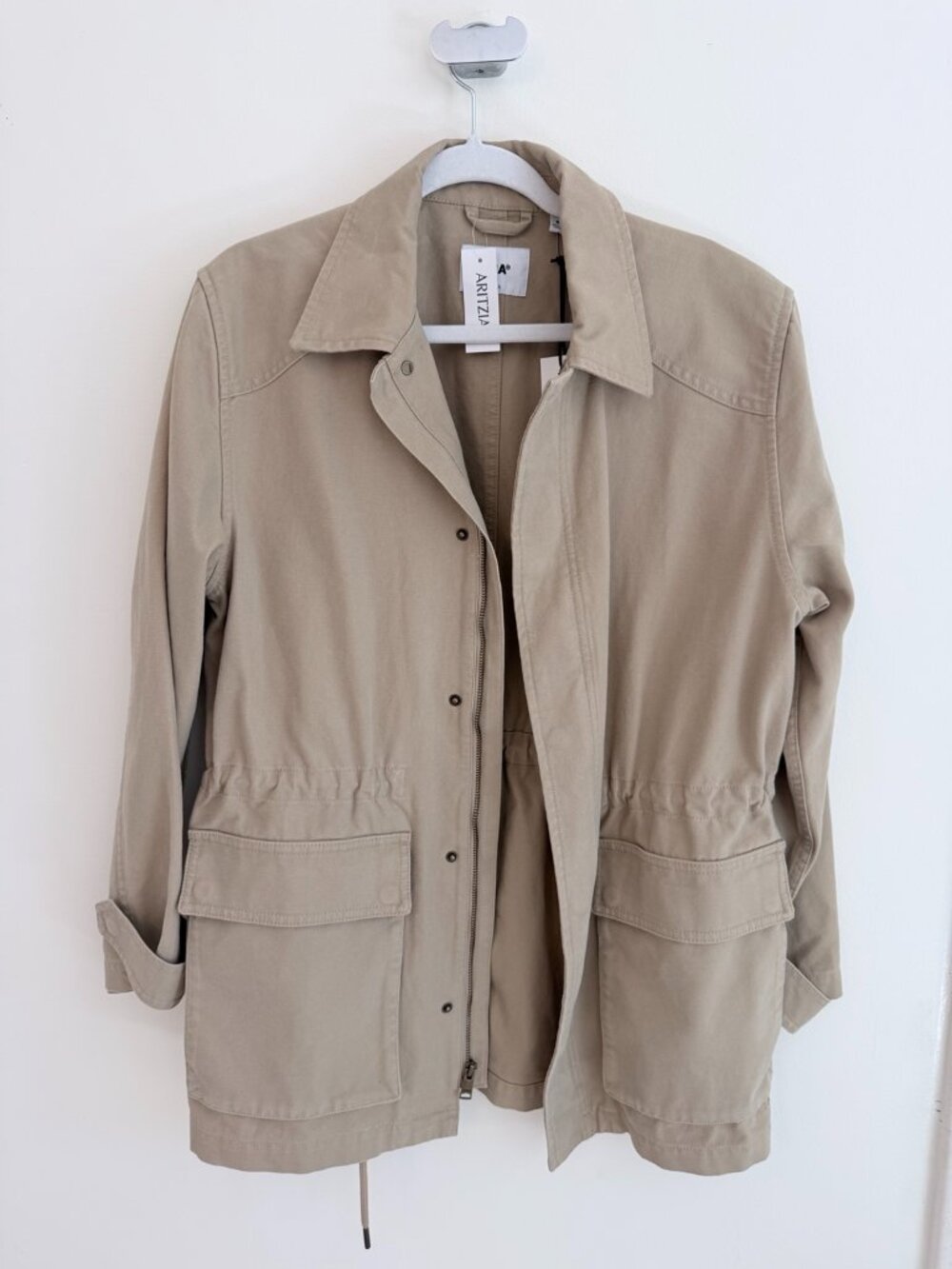 NWT Aritzia TNA Jasper Field Jacket Tan Khaki Size S